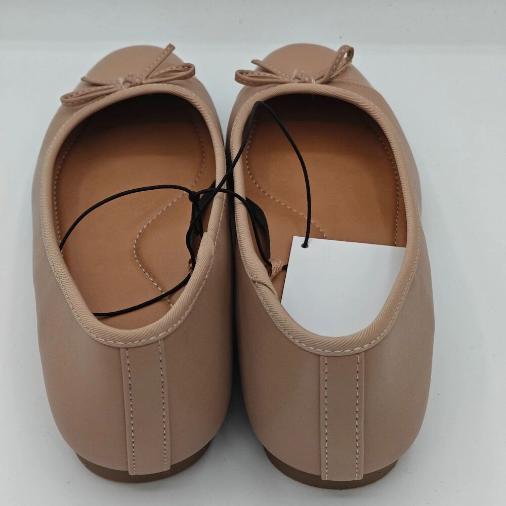 DV by Dolce Vita Nude Patent Cap Toe Ballet Flats - Picture 2 of 6